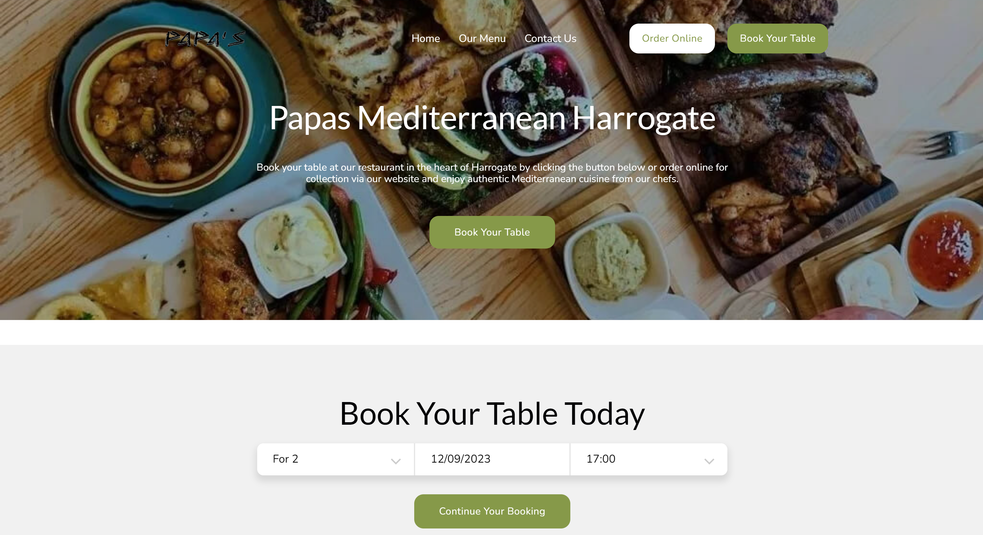 Papas Mediterranean Harrogate